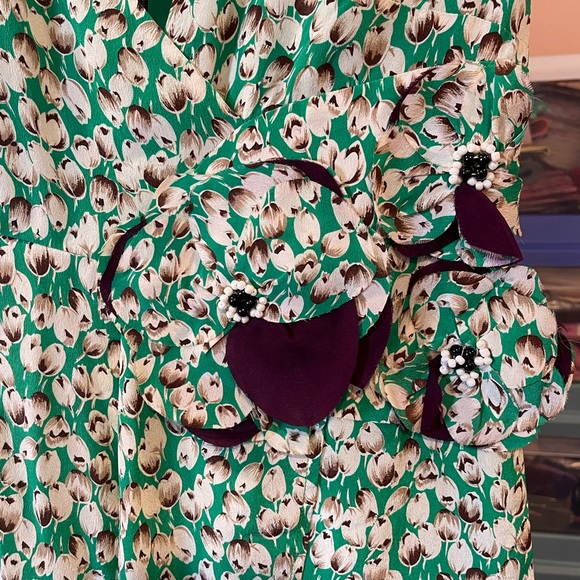 Anthropologie Moulinette Soeurs Tulip Dress Size 0 - Picture 3 of 6